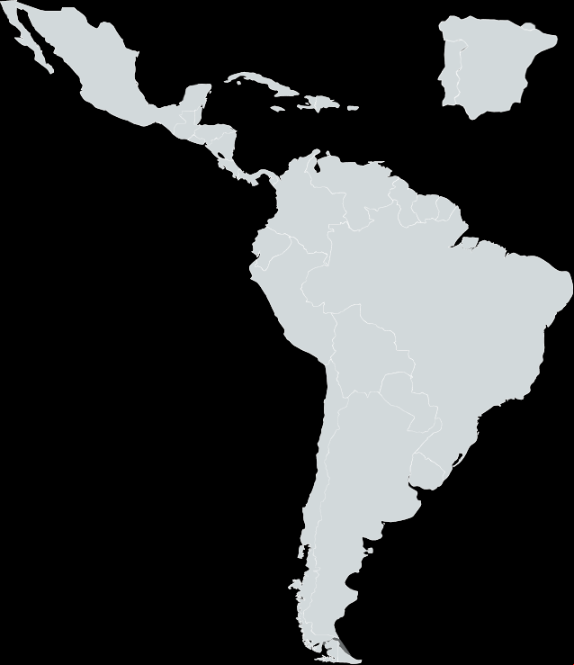 Mapa Iberoamérica